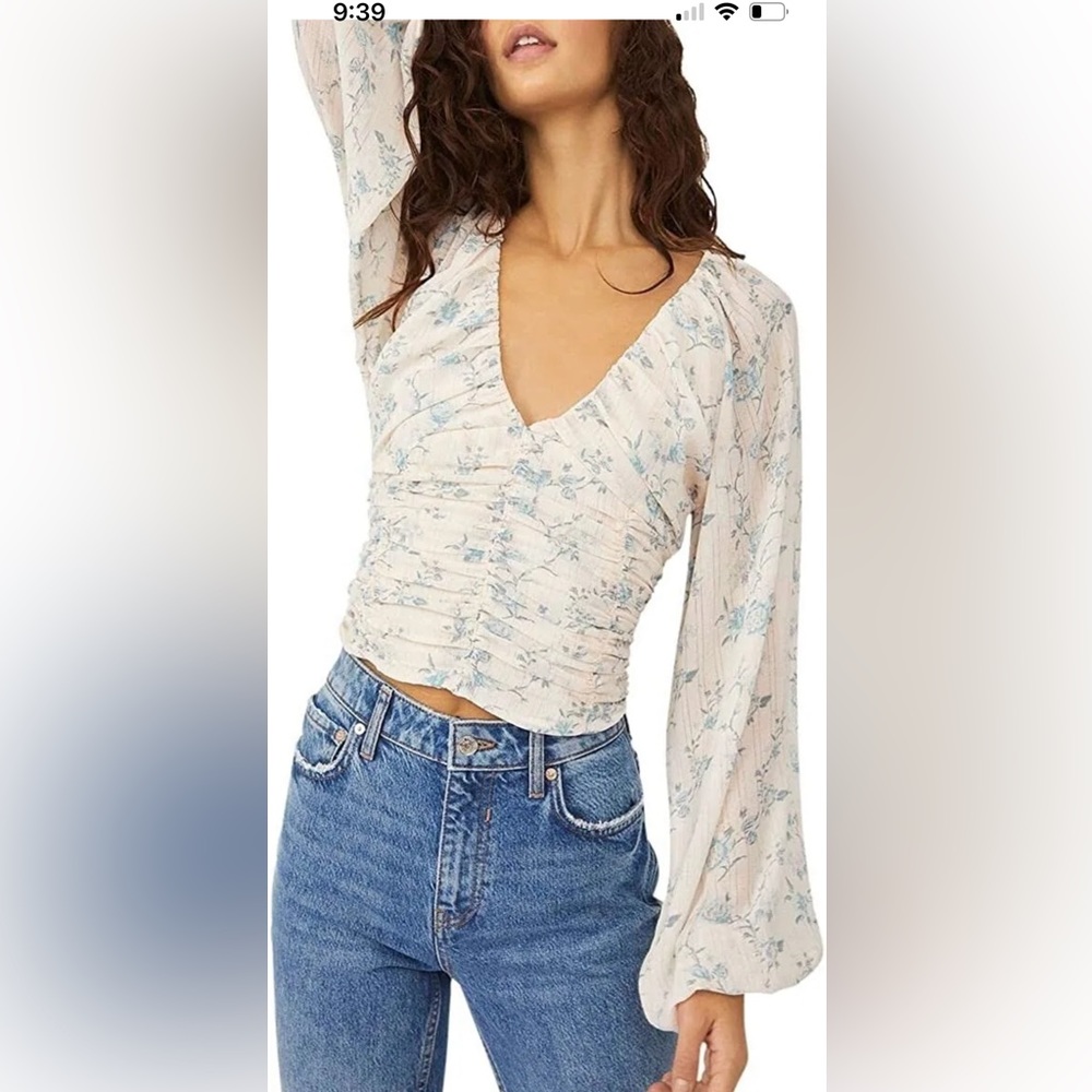 Free People New Final Rose Blouse Vintage Combo SM (Women's 4-6)
